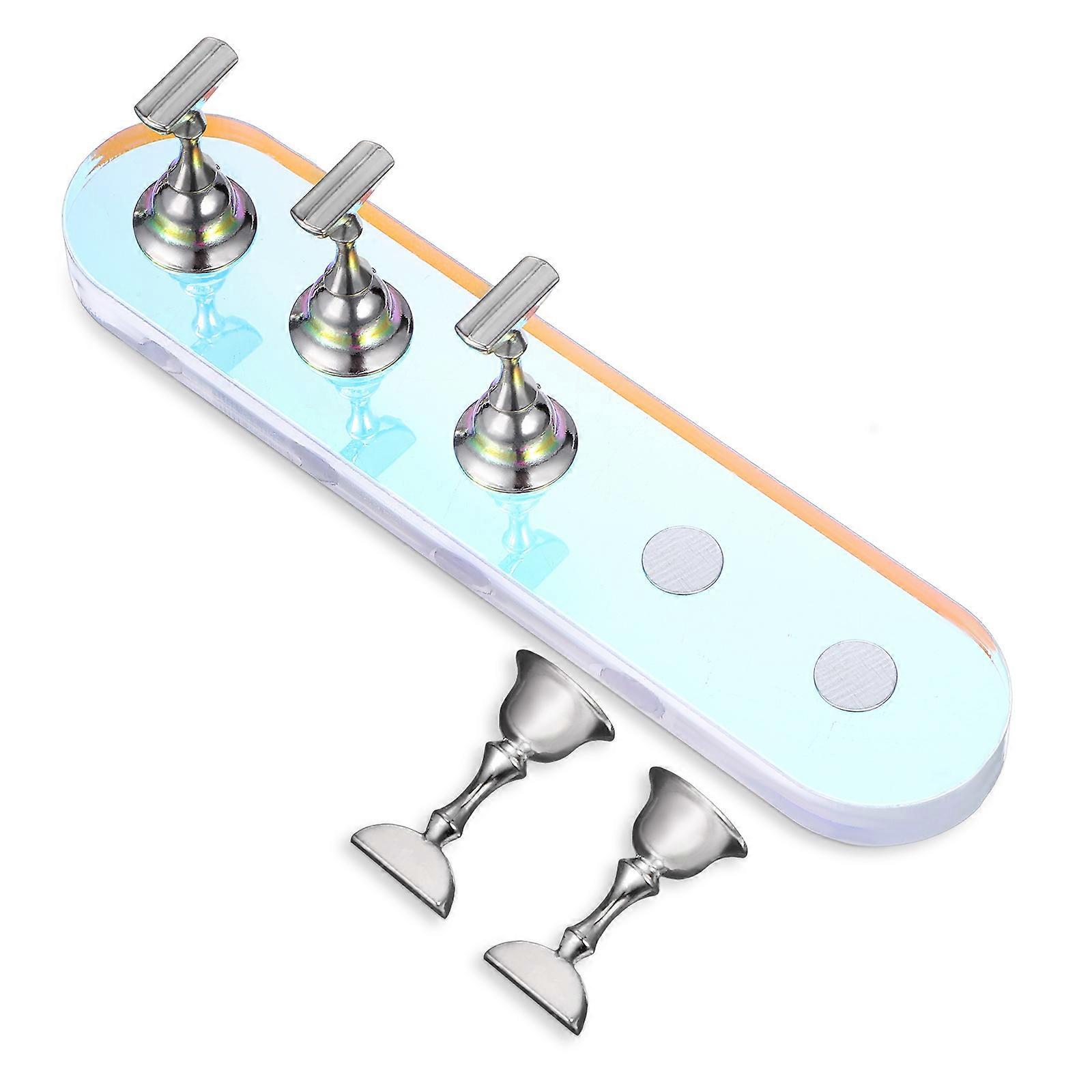 Nail Stand for Painting Nails with Stable Acrylic Display Multi Color for Home Use 4.5 Inches