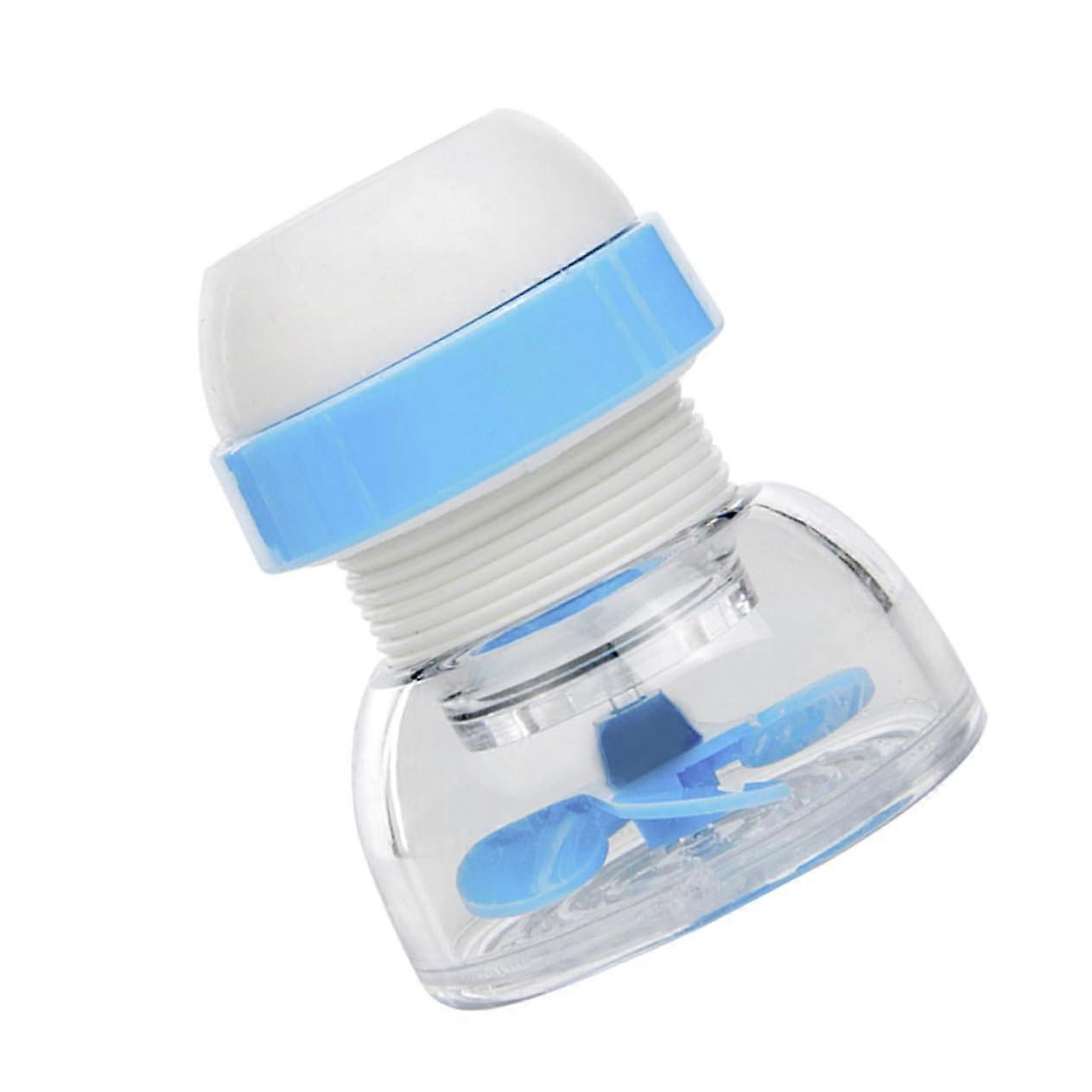 360 Sprinkler Nozzle Filter Adapter for Kitchen Sink Sprayer Hose PP Blue