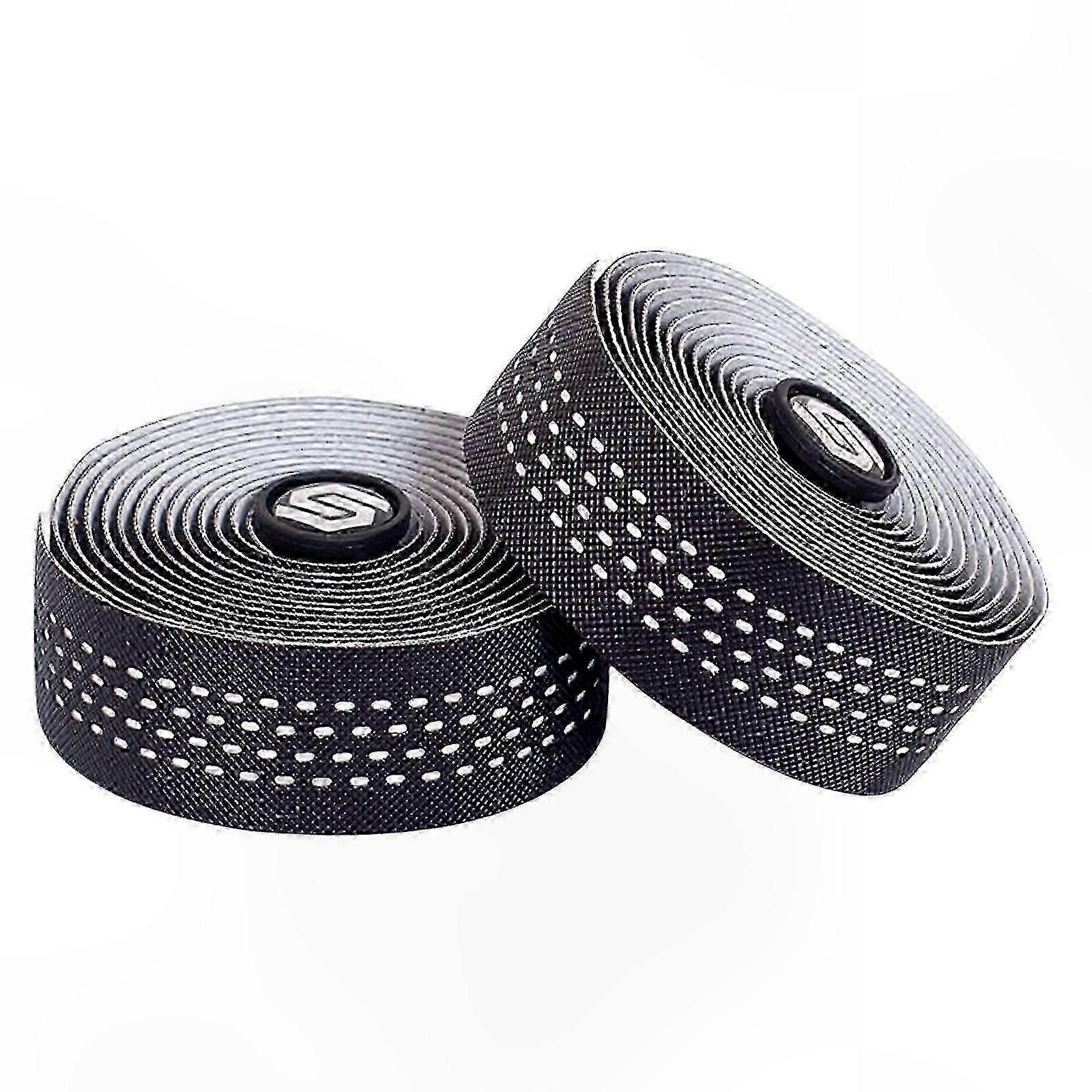 Soft Non-Slip Handlebar Tape for Road Bikes - Shock Absorption, White