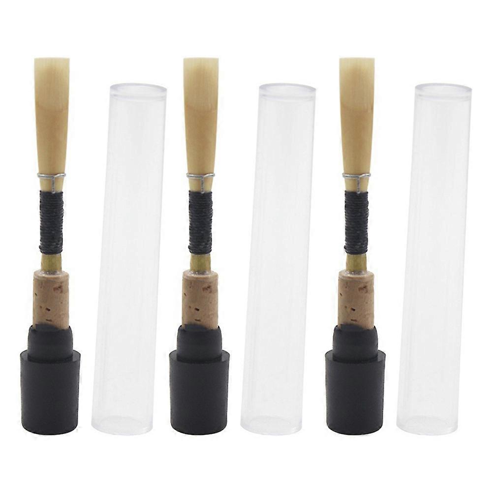 Oboe Reed Supplies with Black for Musical Instrument Use 3 Pieces Compact Size