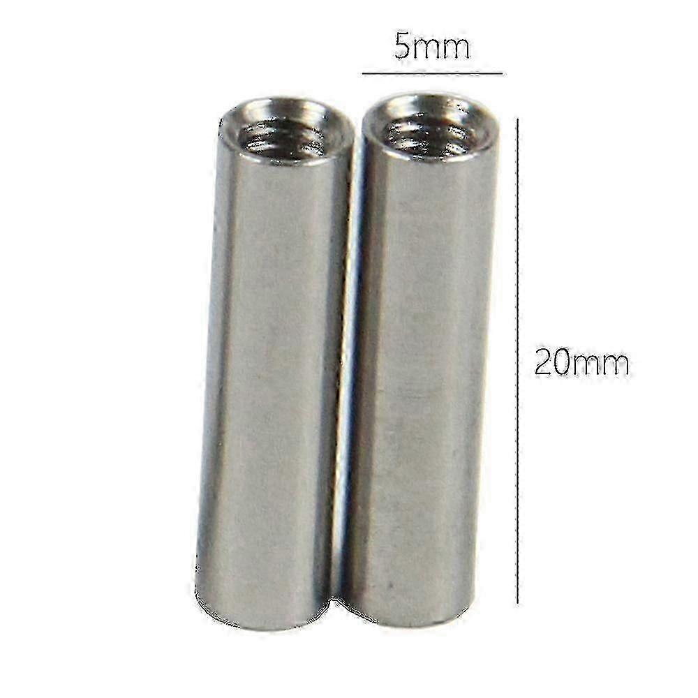 Threaded sleeves 5mm diameter with M4 internal thread for machinery