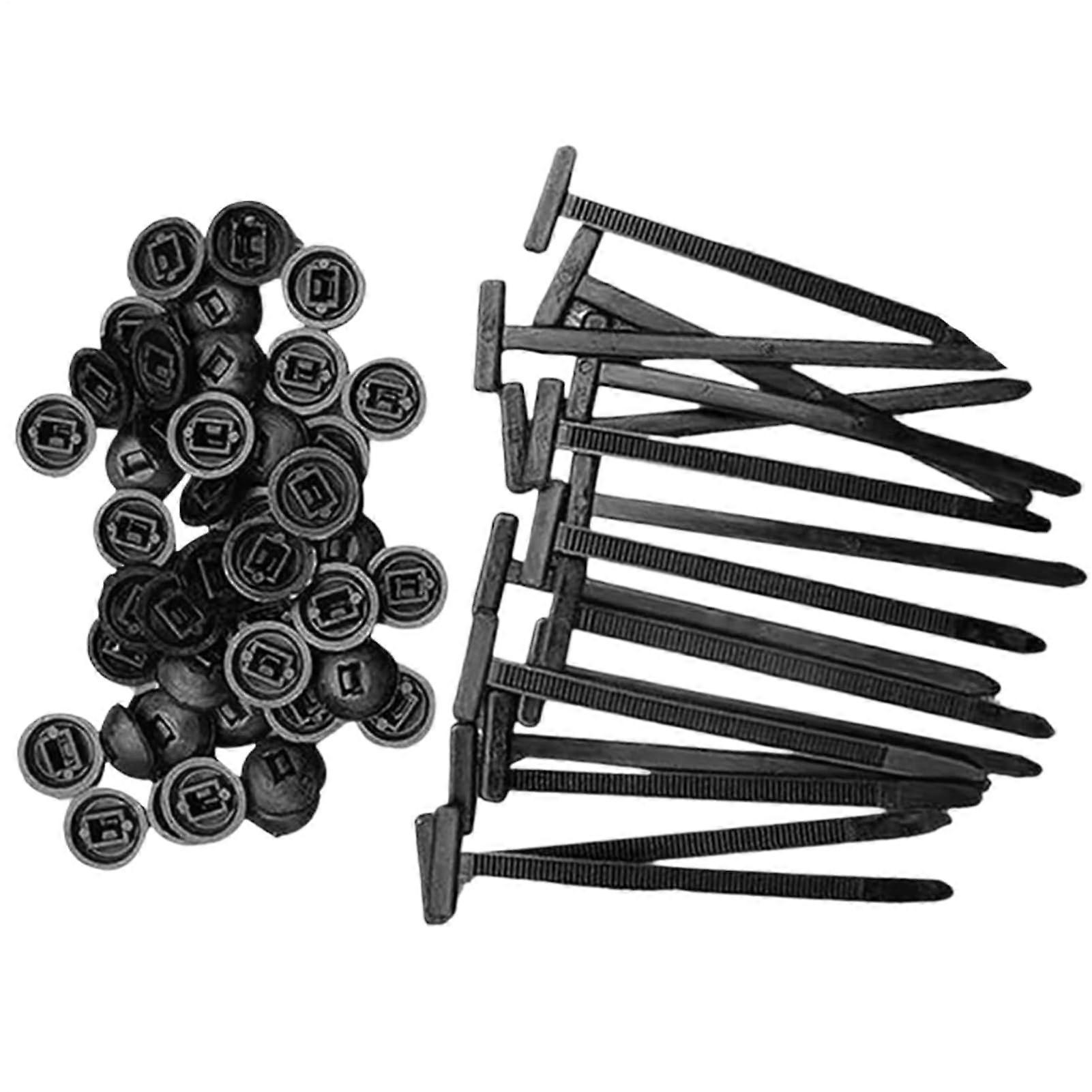 HeavyDuty SelfLocking Nylon Cable Ties with NonSlip Buckle, QuickInstall Zip Tie Tool for Vehicles