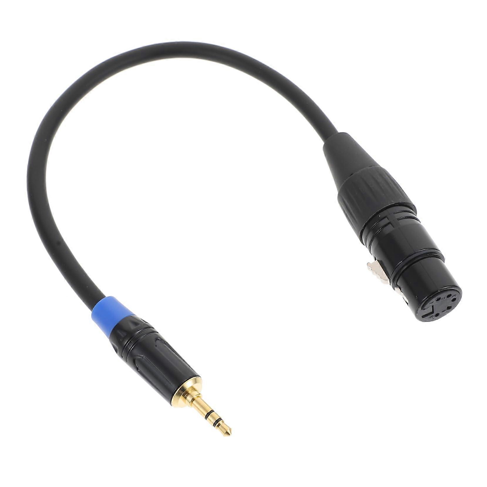 Polige Din Socket Adapter Cable for Video Recorder and Audio Player Quality Durable Audio Cable Sound Transmission Black