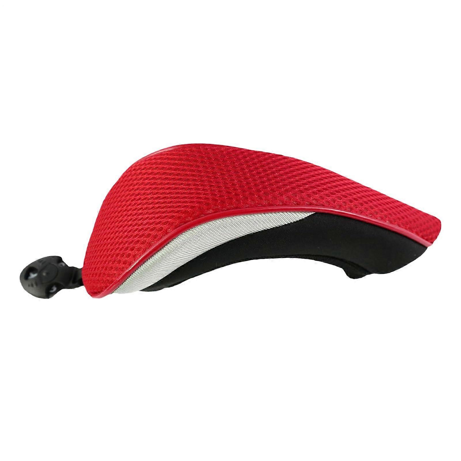 Golf Headcovers – Hybrid Waterproof Golf Club Covers with Removable Tags for Golf Course and Practice - Red