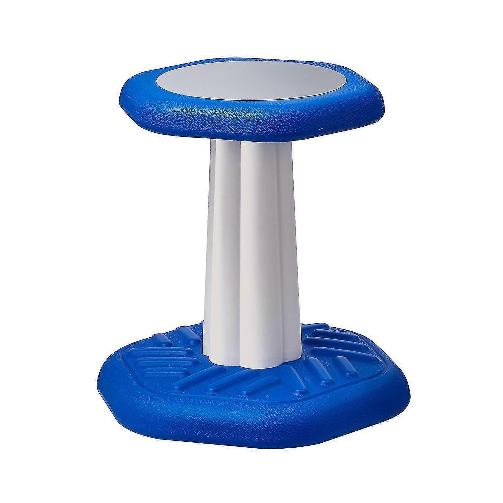 Kids Wobble Chair with Sponge Cushion, Wobble Stool Improves Focus, Posture and Calm Children, for Schools and Preschools, Age 3-7, Blue
