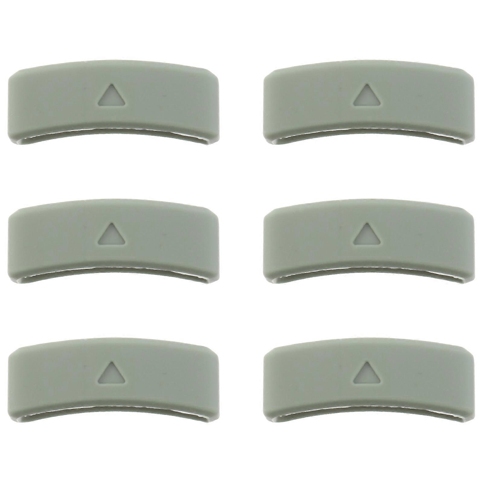 6Pcs Anti-Skid Silicone Watchband Fasteners Compatible With Garmin Forerunner Minimalist Design Daily Use