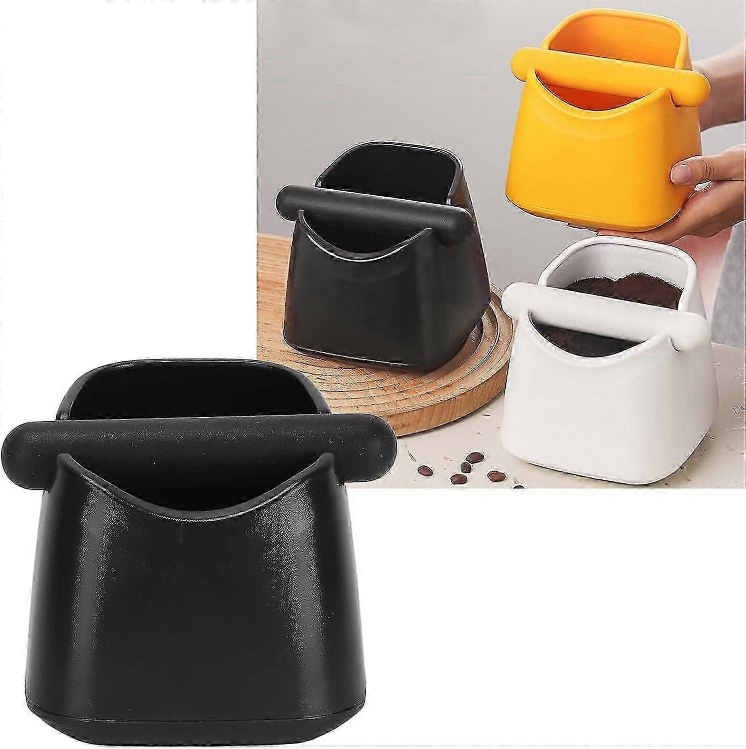 49 Inch Espresso Knock Box Coffee Knock Box with Detachable Drop-Resistant Anti-Slip Knock Bar Espresso Knock Box for Coffee Grounds