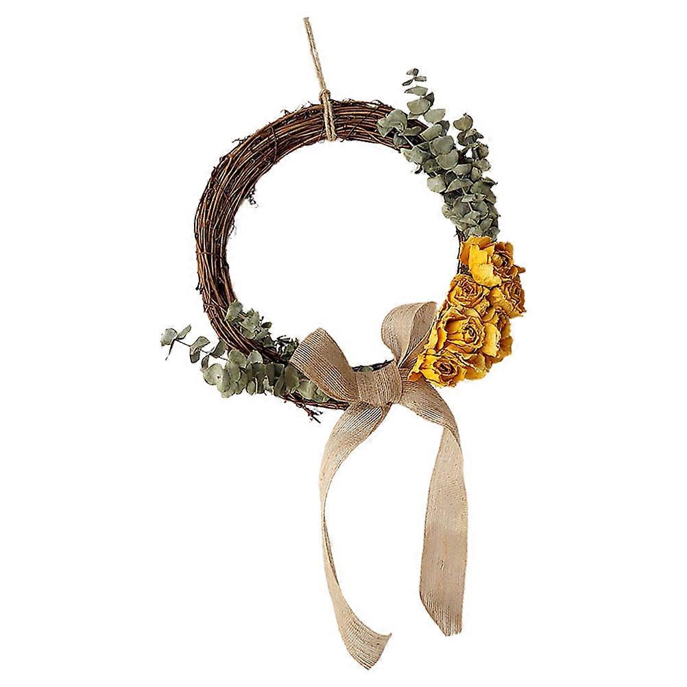 Green Plastic Garland for Decor with Realistic Texture and Festive Atmosphere 1pc