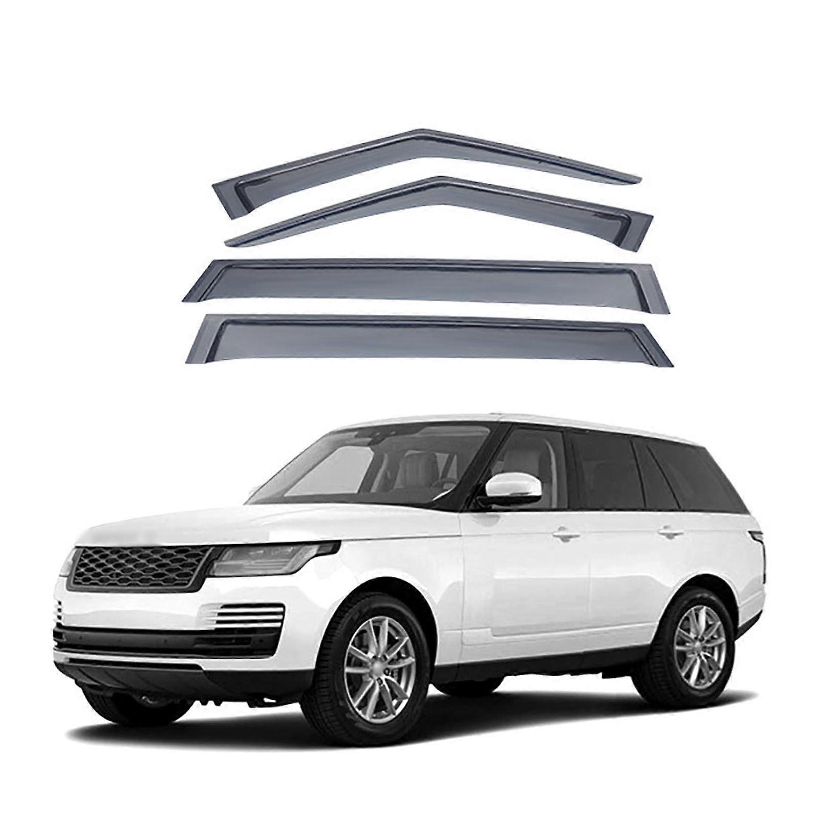 Car Side Window Visor Weather Shield For Land Rover Range Rover LWB L405 2013-2021 4-Piece Wind Deflector Set
