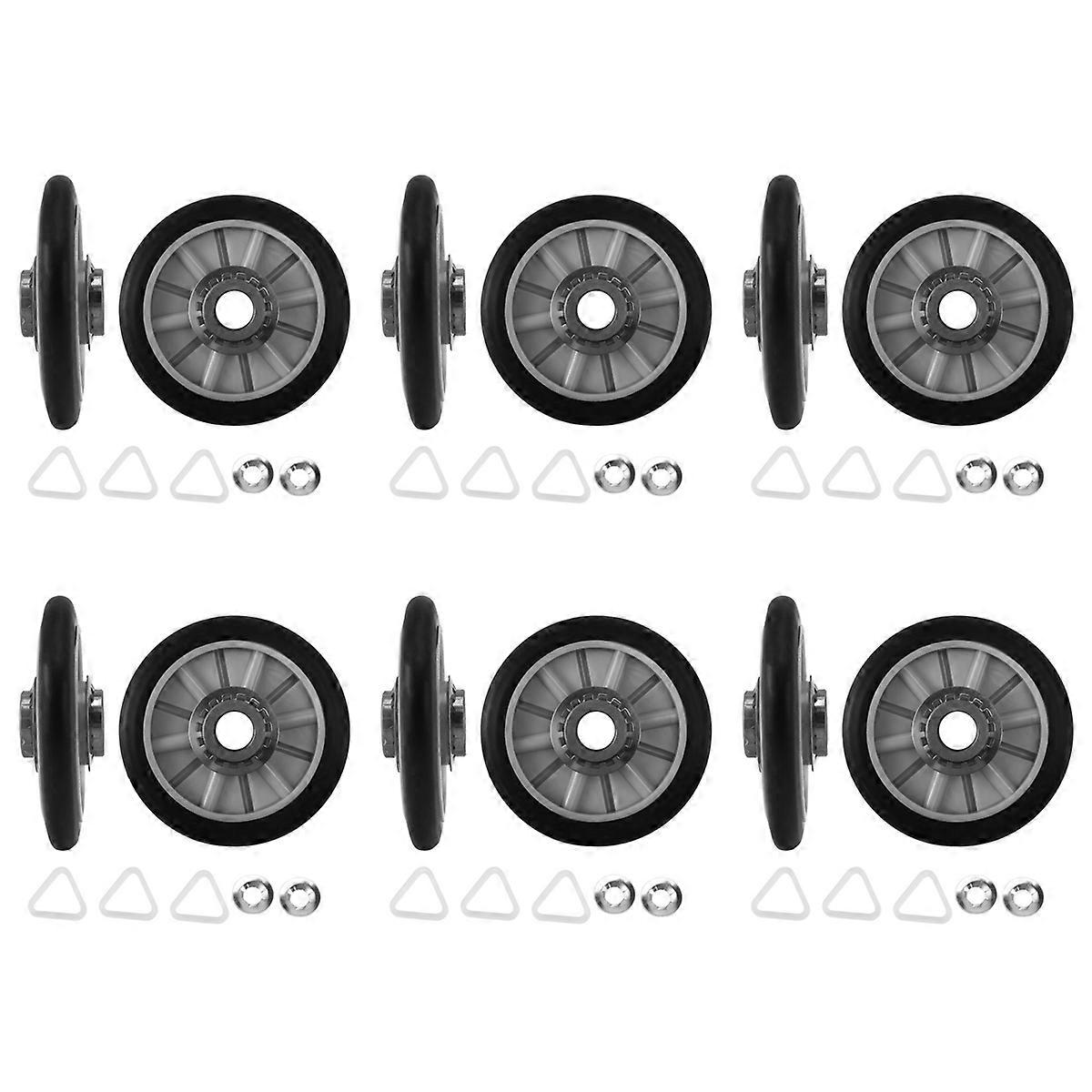 12PCS 349241T Dryer Drum Roller Kit for