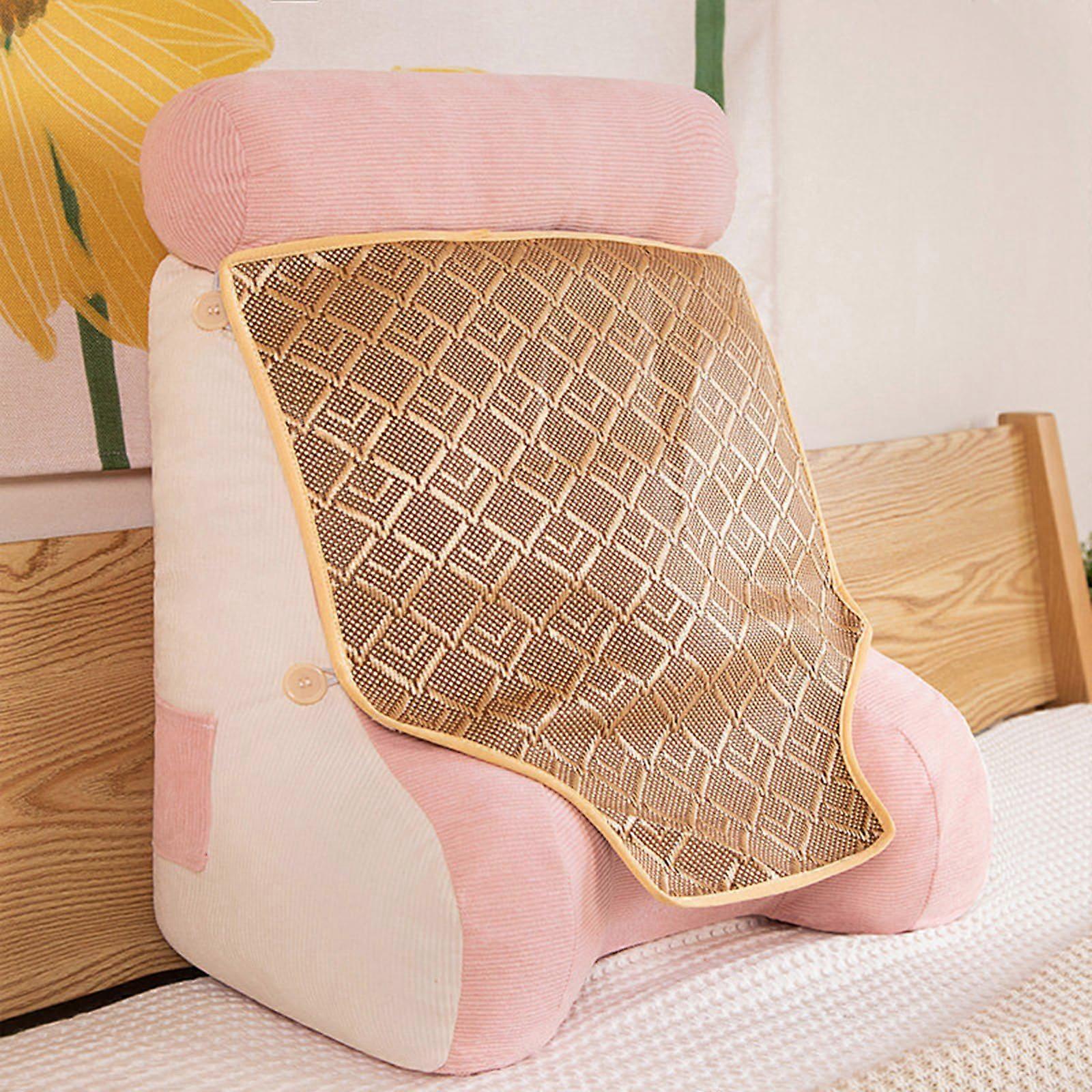 Sleep wedge pillow, reading pillow for sleeper sofas, backrest cushion, durability, soft, for postoperative correction, elevation and support
