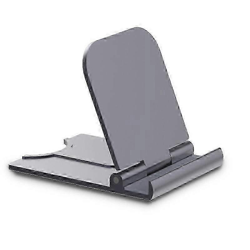 Black Multi-Function Universal Mobile Phone & Tablet Desk Stand with Lazy Adjustment and Multi-Speed Support