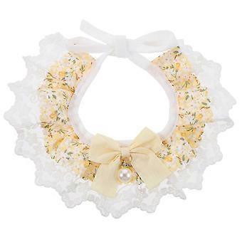 Cats Lace Collar Dog Cat Collar Adjustable Princess Pet Collar Pet Supplies Pet Costume