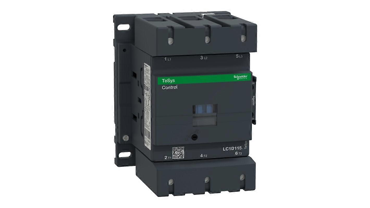 Schneider Contactor 115a 3-pole 80kw Tesys D Lc1d115t7