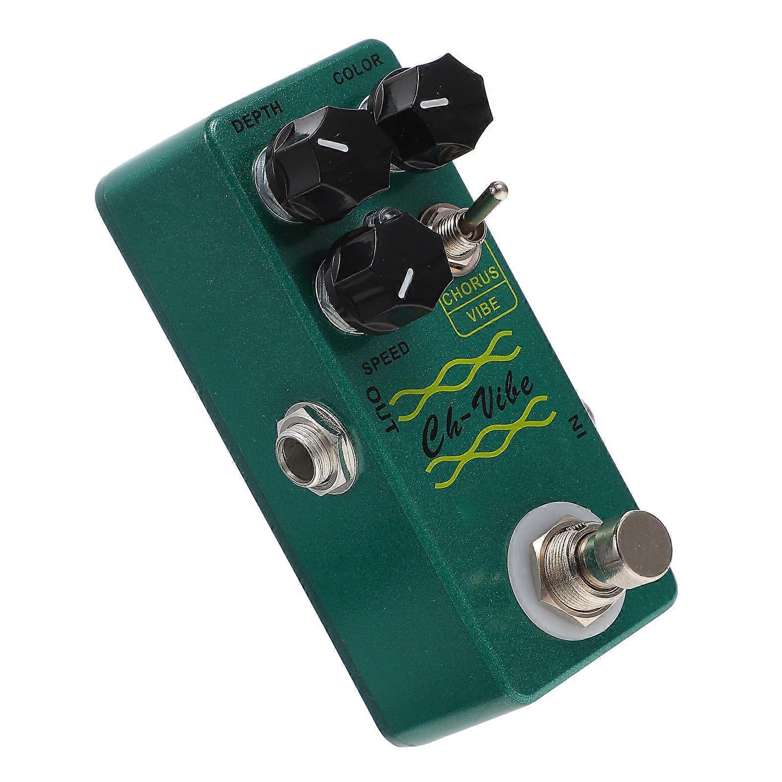 Electric Guitar Effector Mini Guitar Effect Processor For Home Use Green Compact Design 1Pc
