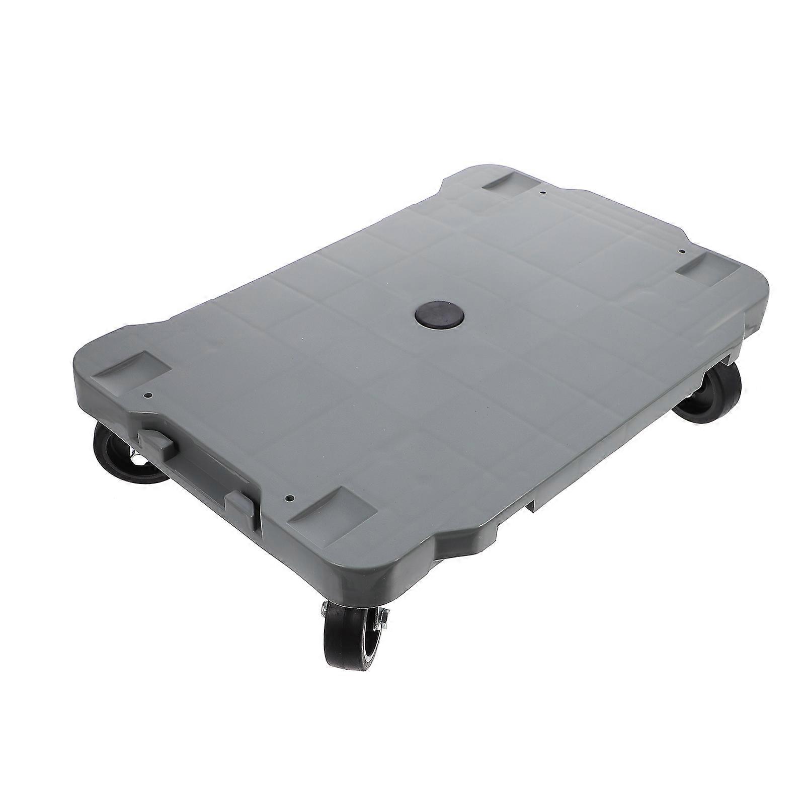 Practical Flat Cart Light Grey Utility Cart For Easy Transportation Of Commodities 16.5×11.4×3.9in Splicing 1Pcs