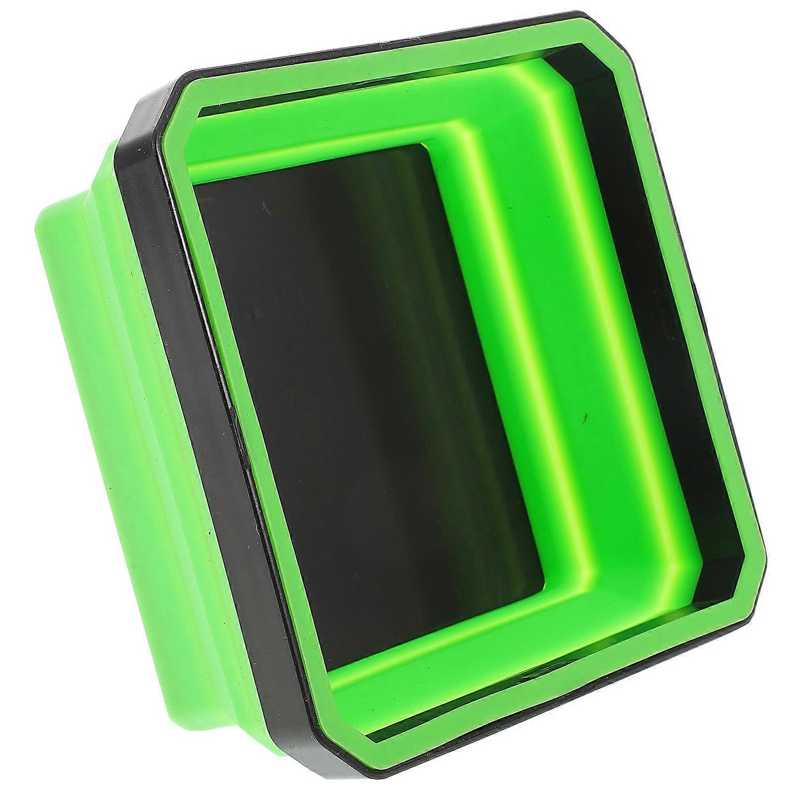 Collapsible Magnetic Parts Tray Square Storing Metal Parts 1Set
