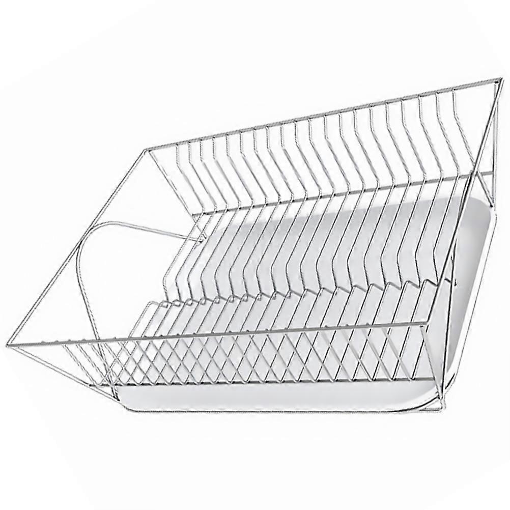 Stainless Steel Storage Rack Desk Type Tableware Draining Rack Storage Holder