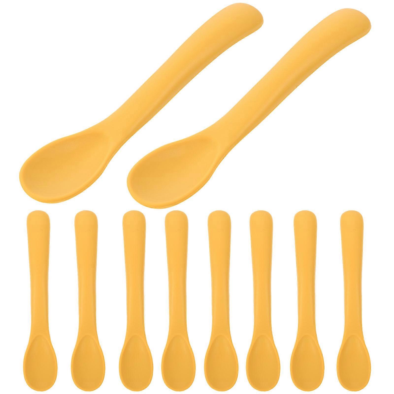 Here's a well structured product description for your **10pcs Silicone Training Scoops Set**:
### π 10pcs Silicone Training Scoops Set β Soft