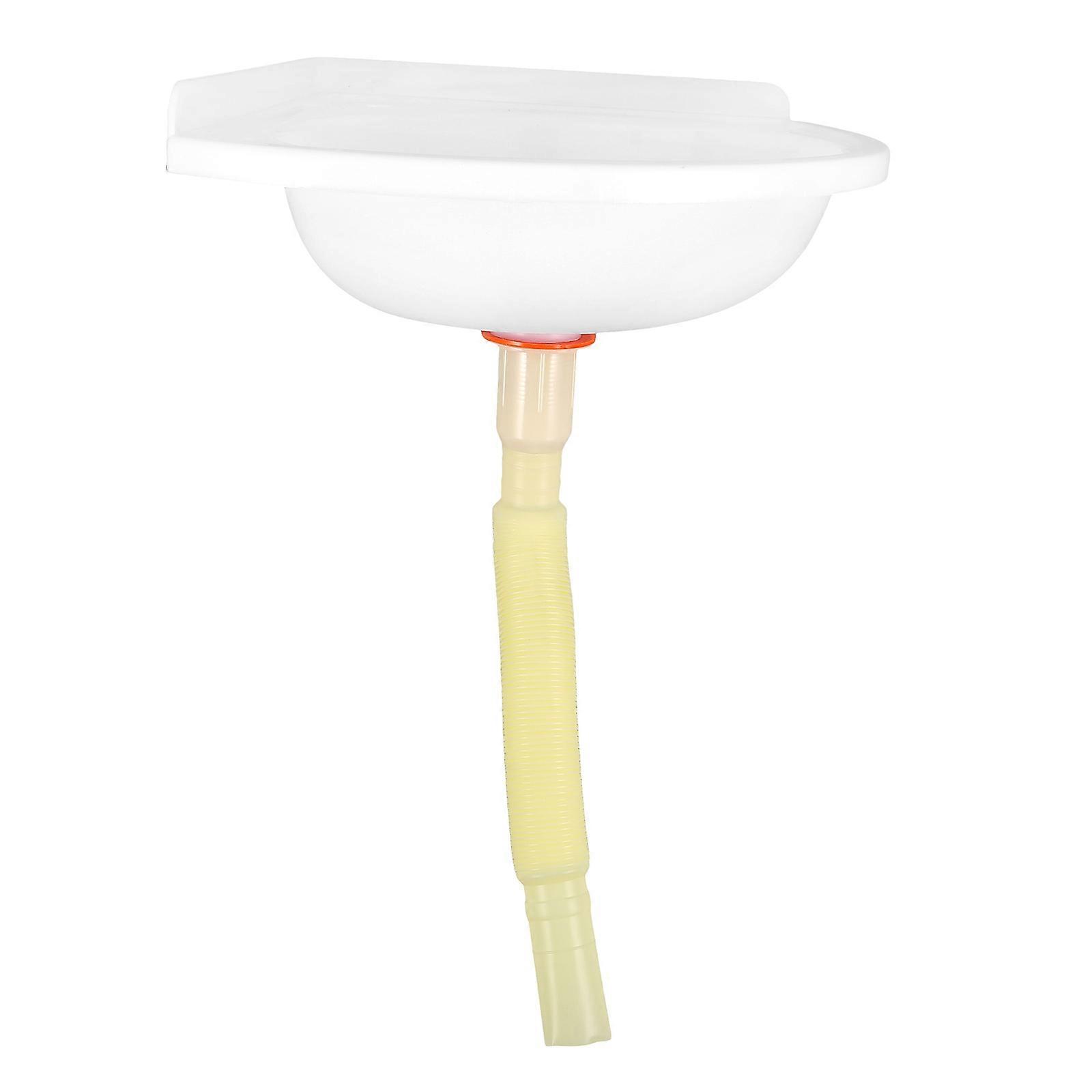 Modern Design Lightweight Wall-Mounted Sink Mini Corner Washbasin For Balcony Installations With 12.2×12.2×4.7in Size 1Set