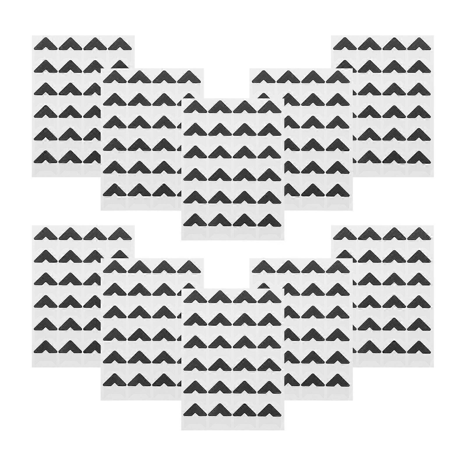 Black Self Adhesive Photo Corners for Albums and Scrapbooking with 240pcs Supply to Enhance Display
