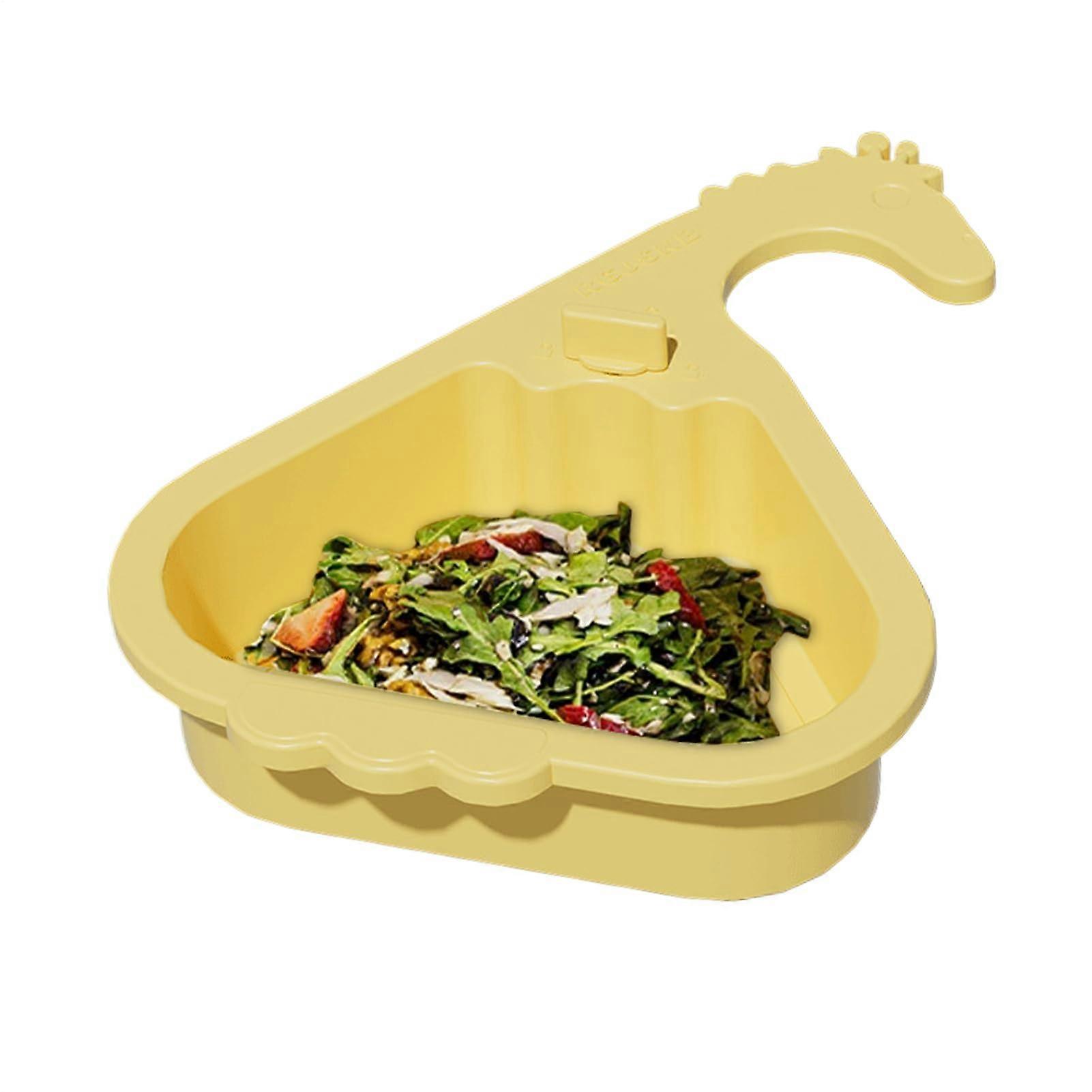 Sink Strainer Insert For Faucet - Kitchen Sink Filter For Food Waste - Rice, Salad, Noodles - Yellow