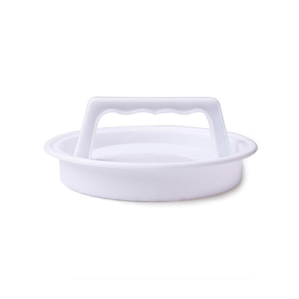 Meat Press for Making Perfectly Shaped Burger Patties with Non Stick Surface Easy to Clean White 6pcs