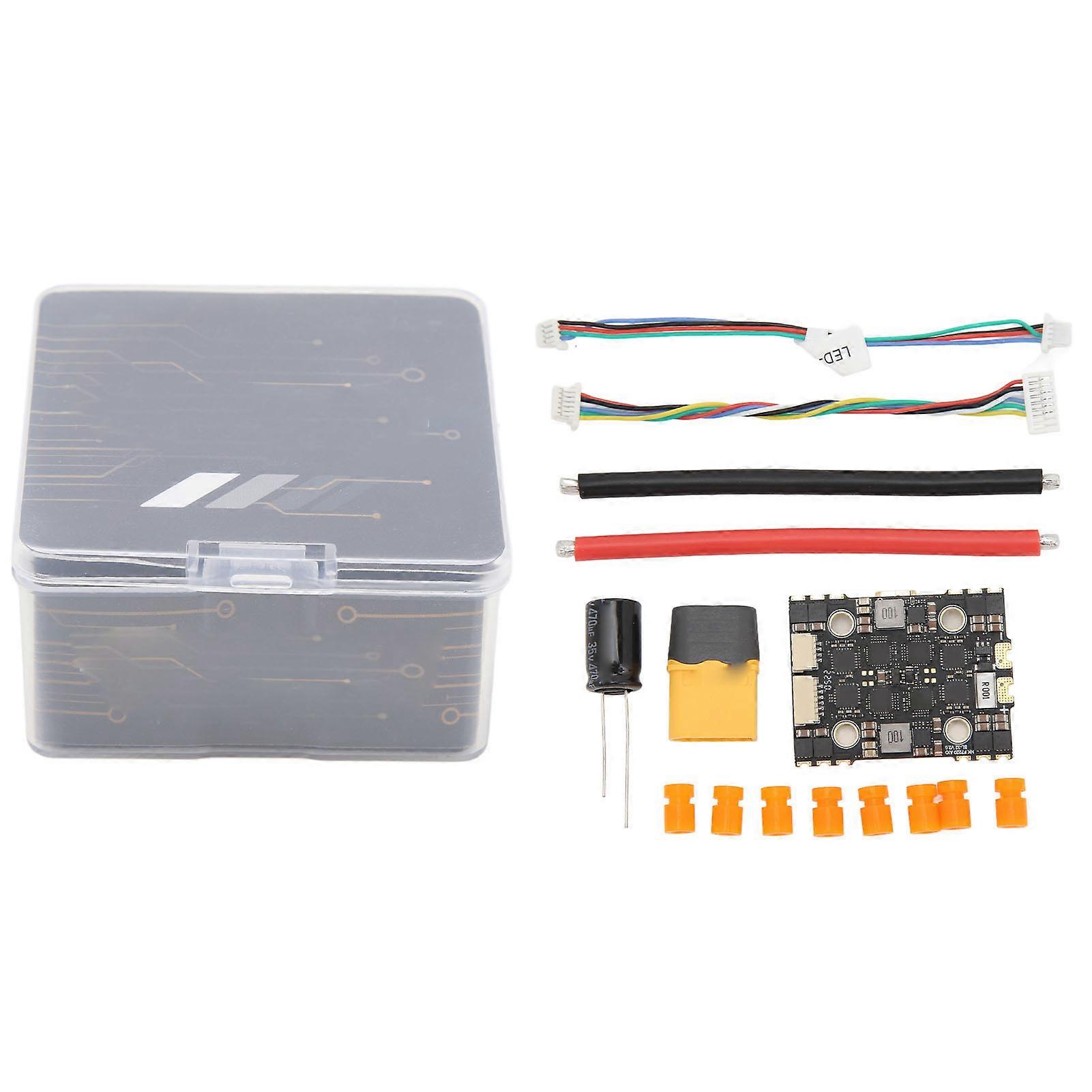 F722 BL32 40A AIO Flight Controller 2-6S for FPV Racing Drone Quadcopter, High Performance RC Flight Controller Accessory