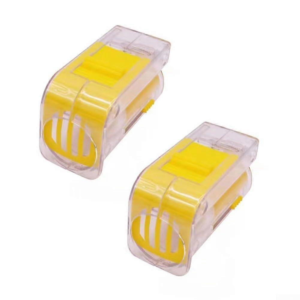 Professional Bee Queen Marking Tools Set, 2 Plastic Bottles and Marking Cage, Yellow Color, Durable Design