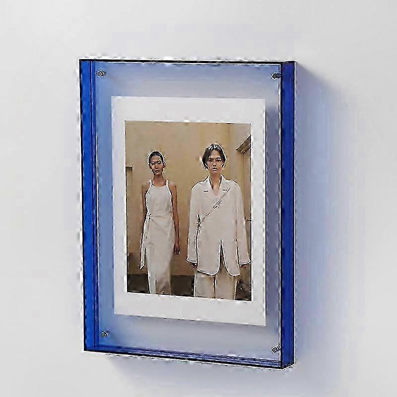 Colorful Acrylic Picture Frame for Table or Wall Display Transparent Photo Holder Decoration