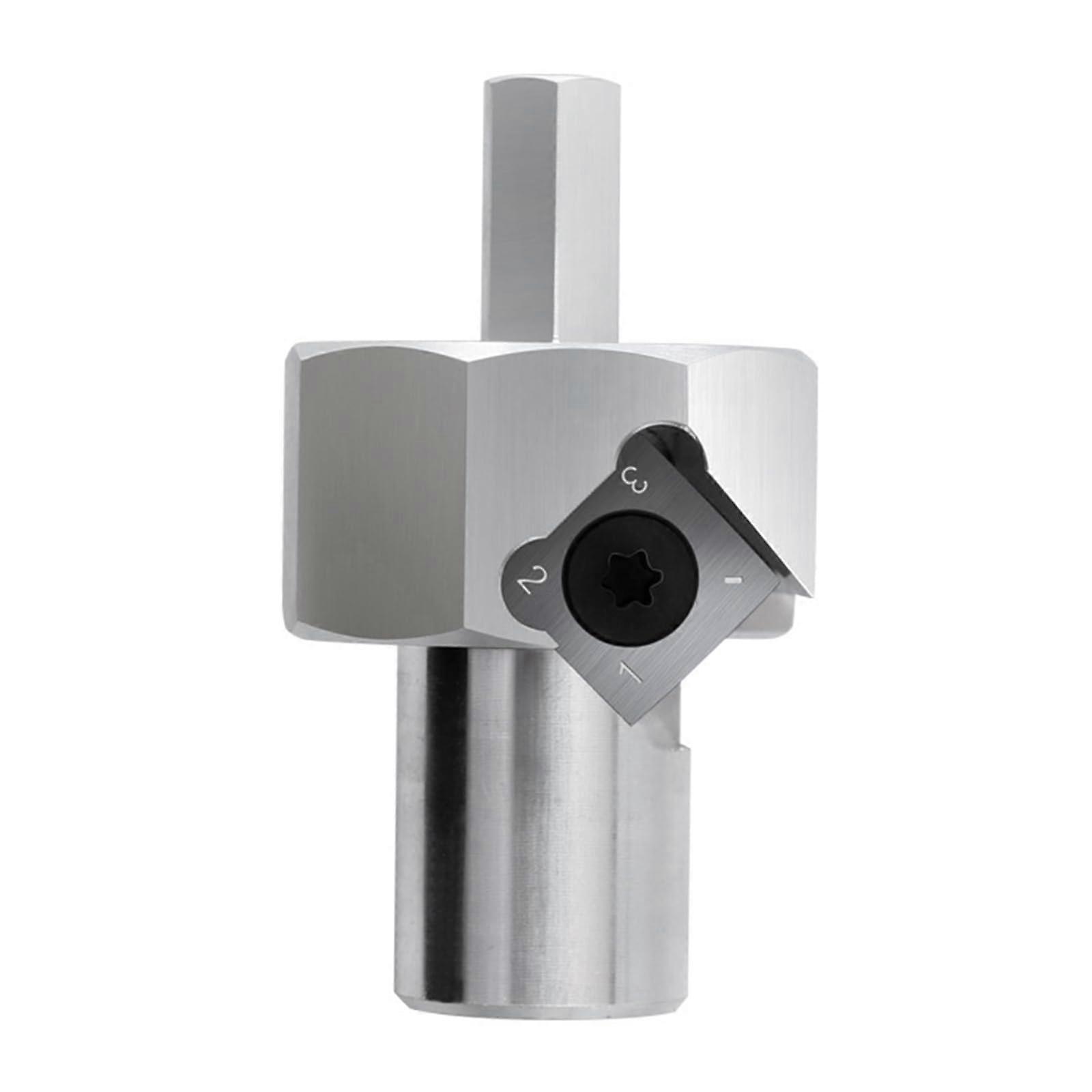Woodworking Chamfer Reamer Tool 20mm Bench Dog Hole Chamfering Tool for Workbenches and Polishing Single Trimmer
