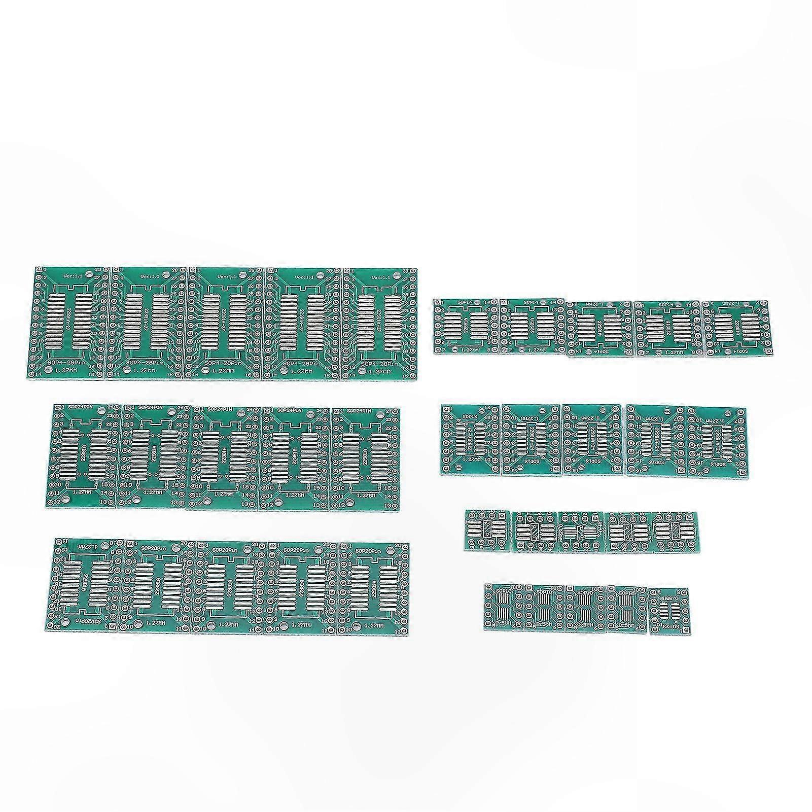 35Pcs PCB Adapter Board for Debugging and Maintenance, 8P-28P Signal Source Replacement