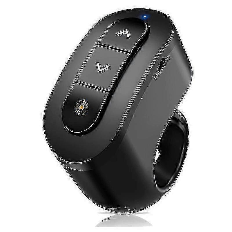 2.4GHz Rechargeable Wireless Presenter Ring with Red Light USB Remote for Win 10/8/7 SZRH A-D