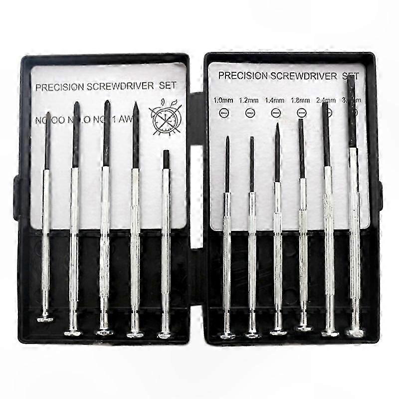 Precision Screwdriver Set, 11-Piece Toolkit for Electronics, Clocks, Models, and Eyewear Repairs