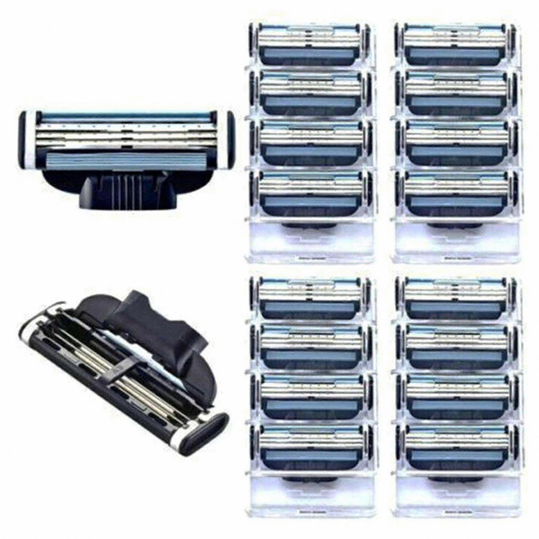 32-Pack of 3-Layer Replacement Blades for Men's Shaving Needs