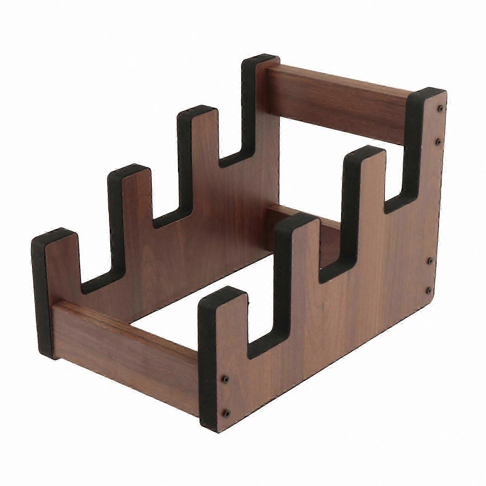 3-Guitar Display Rack for Musical Instruments Storage and Organization Stand