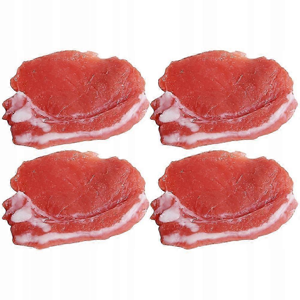 4pcs Artificial Pig Model Decoration Pig Model