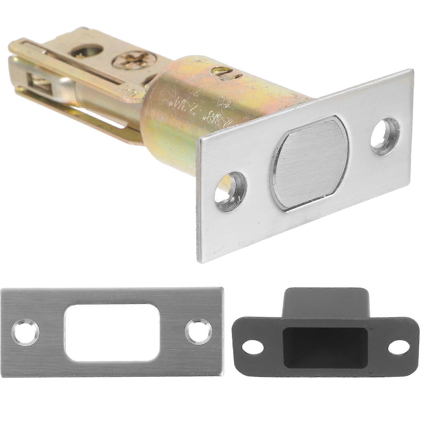 Compact Invisible Tubular Door Lock Latch for Wood Bathrooms – Enhanced Interior Security Without Visible Hardware