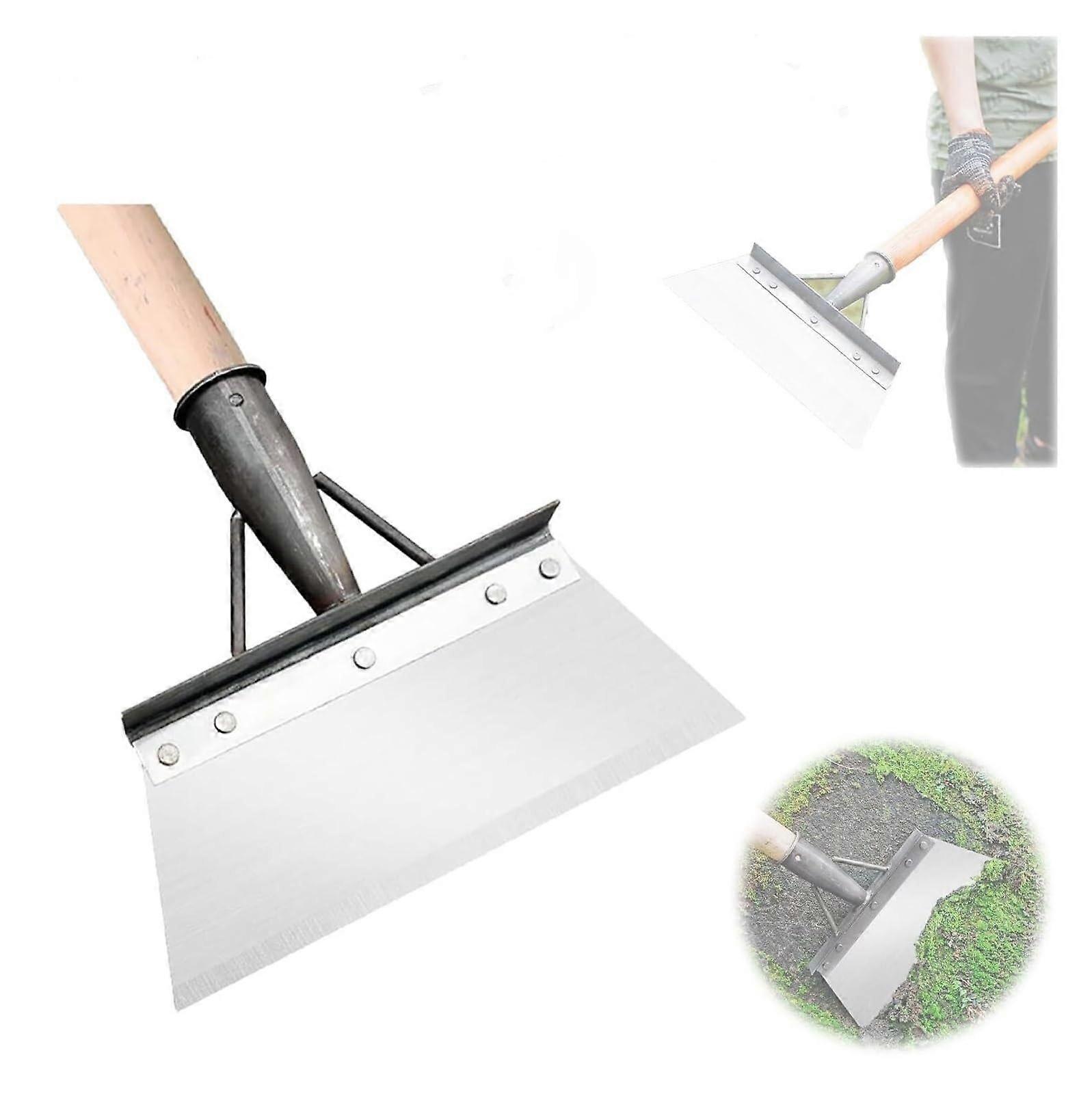 Garden Shovel Flat Edging Tool For Landscaping, Multifunctional Weeding Scraper Tool, 30 Cm, Not Included Handle
