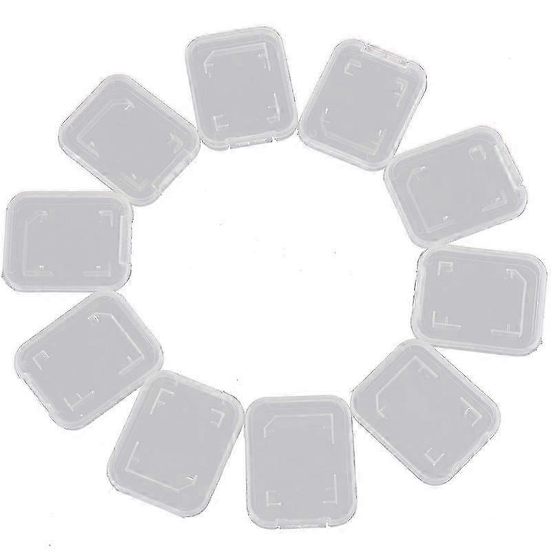 Transparent Storage Box and Holder Set for 10 SD/SDHC Memory Cards