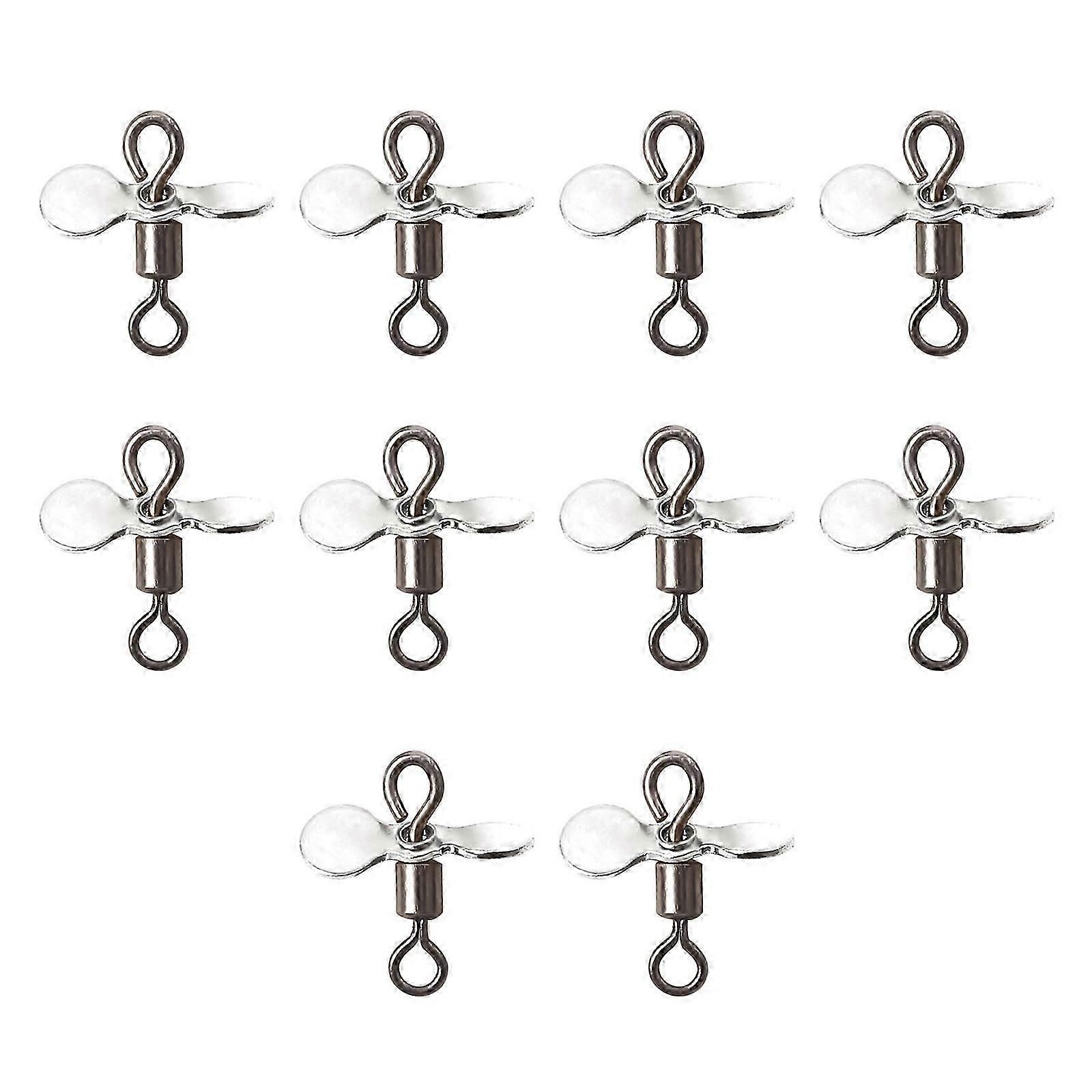 Rustfrie fiskesluk 10 stk spinnerbait rekvisitter for DIY agn