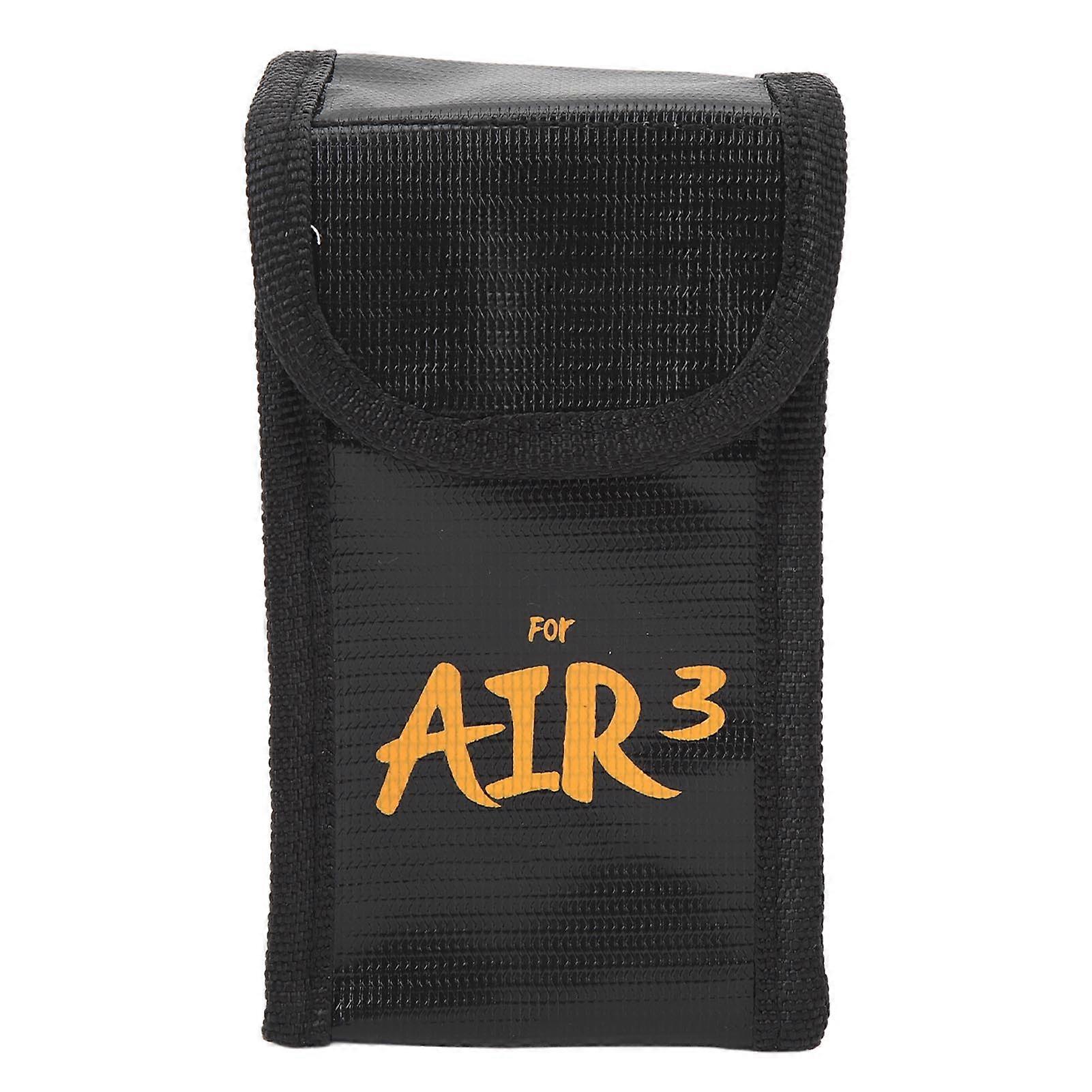 Battery Safe Bag Anti Radiation Flame Retardant Hook And Loop Closure Lithium Batteries Explosion Proof Protector for AIR 3