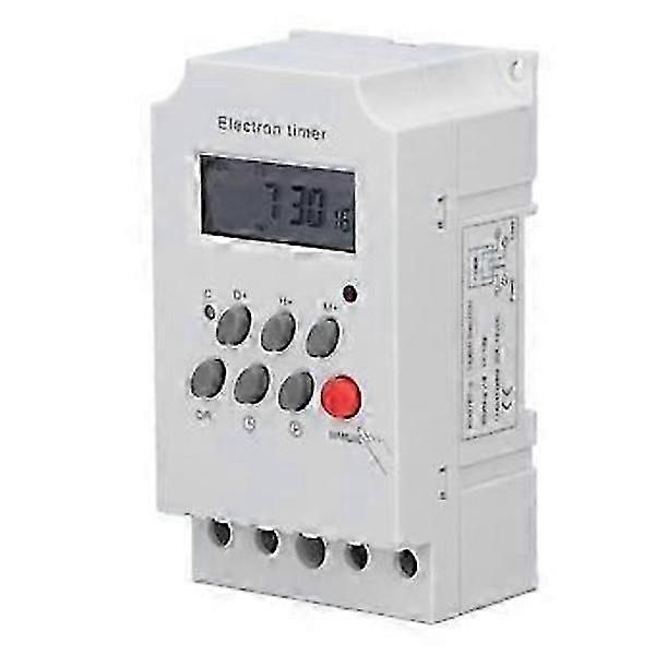 Electronic Timer Switch DIN Rail LCD Microcomputer Intelligent Controller KG316TII (DC 12V) Cs fast
