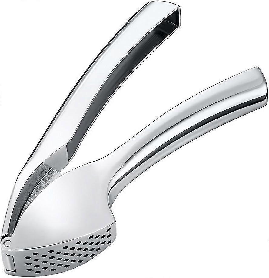 Garlic And Ginger Crusher - Garlic Press Zinc Alloy Structure With Saving Lever Action