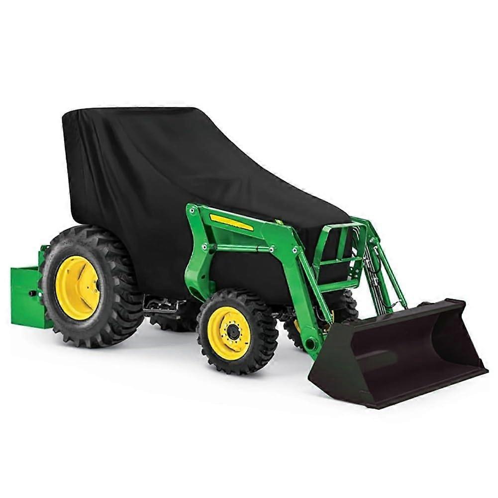 420D Oxford Waterproof Tractor Cover, Heavy Duty Utility Tractor Cowling with Drawstring and Buckle for Compact Models