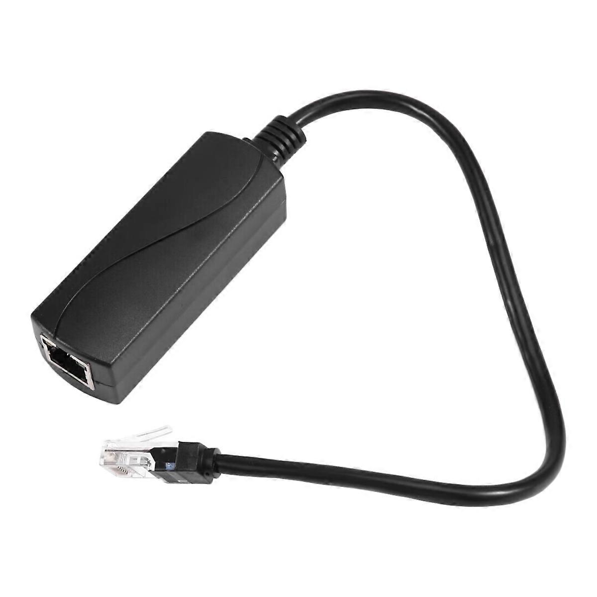 2.5G Passive PoE 48V to 24V PoE Converter, RJ45 Port Output 24V/1A, IEEE802.3af/At for Passive 24V Devices