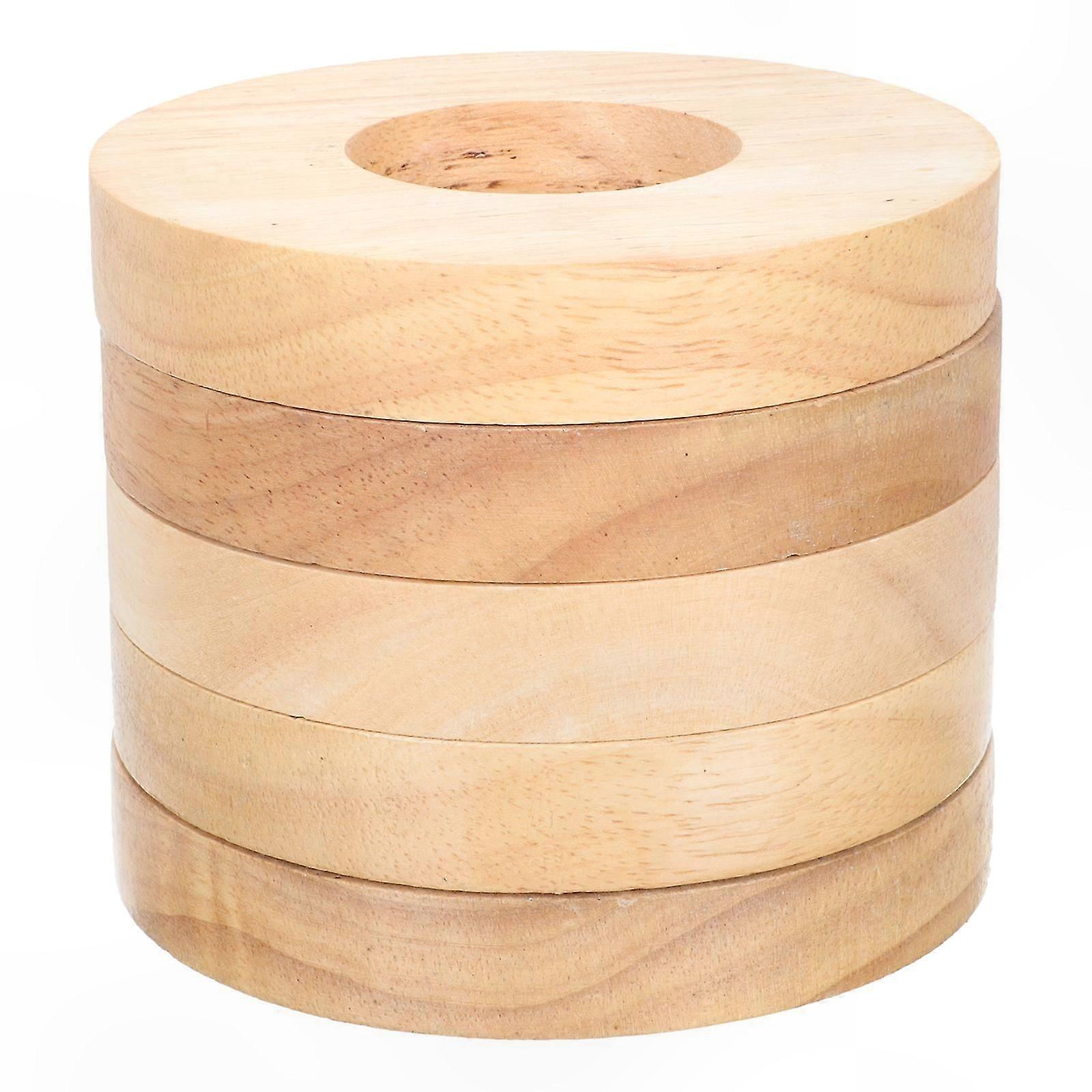 5-Pack LED Light Decorative Round Lamp Base for DIY Table Lamp Holders