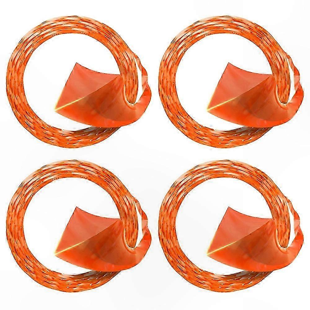 4-Pack 14ft Nylon Trimming Line for Lawn Mowers, Durable Replacement Rope, 4.27m Length for Efficient Cutting Performance