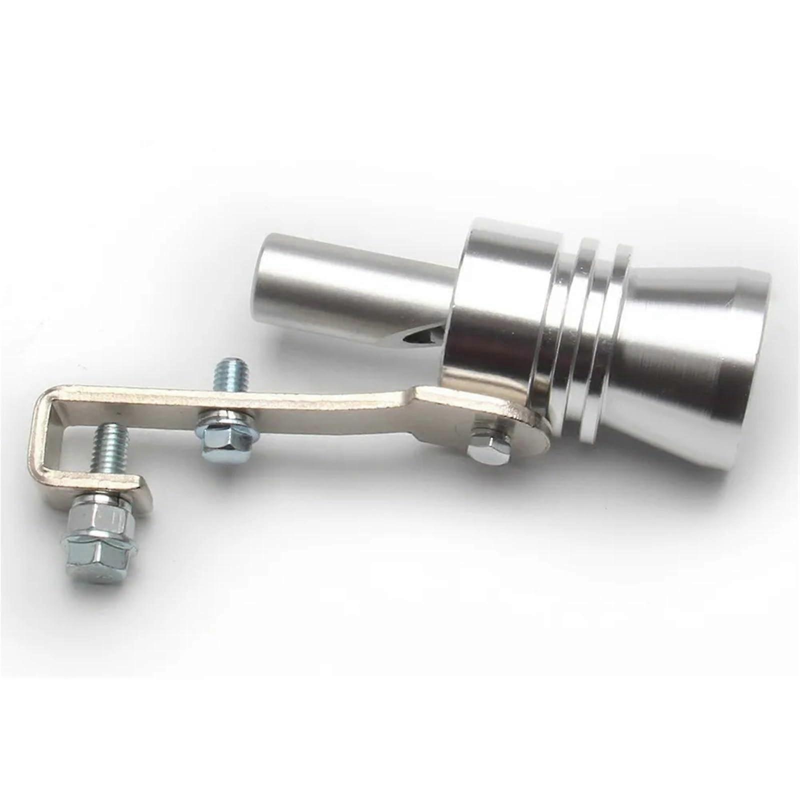 Car Catalytic Converters Universal Sound Simulator Turbo Muffler For Car And Motorcycle Silver Size L