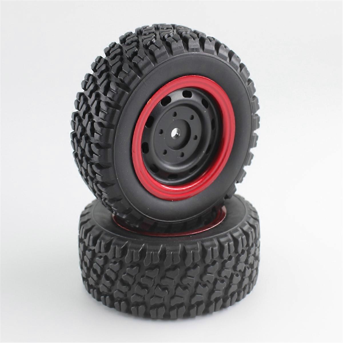 2PCS Rubber Tire Wheel Replace DIY Accessories Easy to Install Sturdy RC Tires for SCY 16103 16103PR